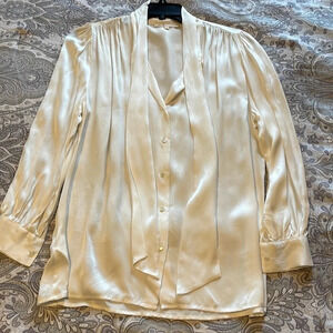 Maje three quarter sleeve blouse